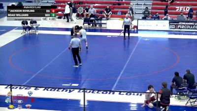 149 lbs Quarterfinal - Noah Williams, Randolph vs Jackson Rowling, Roanoke College