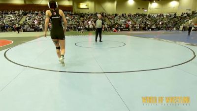 118 lbs Round Of 16 - De Ci Aye, New Plymouth vs Ariana Martinez, Salem Elite Mat Club