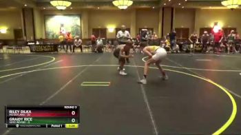 115 lbs Round 3 (4 Team) - Riley Dilka, MO Outlaws vs Graidy Rice, SEMO Indians