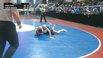 5A 138 lbs Semifinal - Colby Silva, Arab vs Harley Briscoe, Hayden