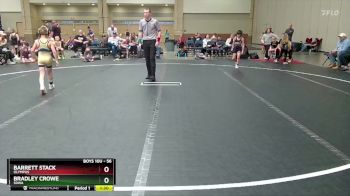 56 lbs Cons. Semi - Bradley Crowe, SDWA vs Barrett Stack, Olympus