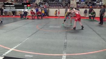 200_B lbs 5th Place - Owen Smith, Canon-McMillan vs Caden Frake, Lewisburg