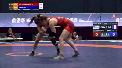 50 kg Quarterfinal - Sarah Hildebrandt, USA vs Julie Sabatie, FRA