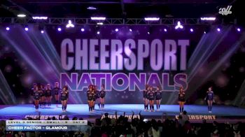 Cheer Factor - GLAMOUR [2026 L3 Senior - Small - B Day 2] 2026 CHEERSPORT National All Star Cheerleading Championship