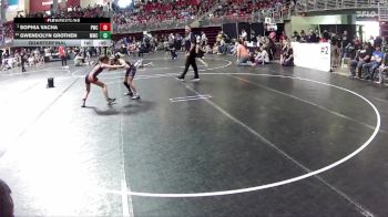 82 lbs Quarterfinal - Sophia Vacha, Pioneer Wrestling Club vs Gwendolyn Grothen, Milford Wrestling Club