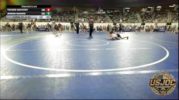 85 lbs Consi Of 16 #2 - Tucker Novotny, Cowboy Wrestling Club vs Jessen Madrid, Chickasha Youth Wrestling