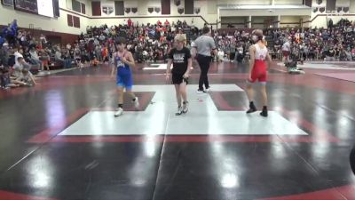 J-9 lbs Cons. Round 1 - Leo Flexsenhar, East Buchanan vs Aiden Broghammer, Hammerin Hawks
