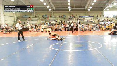 138 lbs Rr Rnd 3 - Max Mandac, Gold Standard Wrestling - HSB vs Christian Ramirez, Shore Thing Surf - HSB