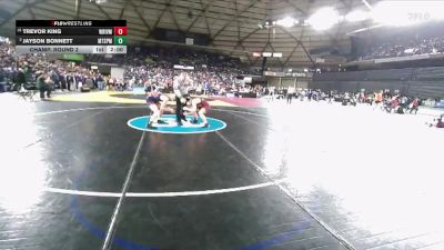 Boys 3A 144 lbs Champ. Round 2 - Trevor King, White River vs Jayson Bonnett, Mt. Spokane