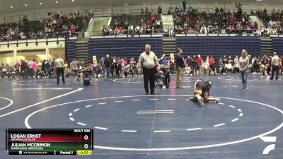 75 lbs Quarterfinal - Julian Mccrimon, Warhawks Wrestling vs Logan Ernst, Anthracite Elite