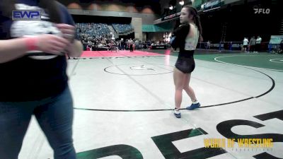 65 lbs Quarterfinal - Journiee Zuniga, Toppenish USA vs Emma Angel, SoCal Hammers