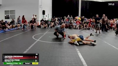 88 lbs Semis (4 Team) - Jackson Pressman, Dirty Jersey vs Brighton Prine, Ohio Gold