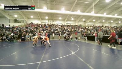 150 lbs Champ. Rd Of 16 - Aaron McBride, Mountain Crest vs Creedyn Nyberg, Union