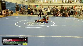 130 lbs Semifinal - Nicholas Aguilar, FL Scorpions Wrestling Club vs Jaxon Perry, Quest For Gold