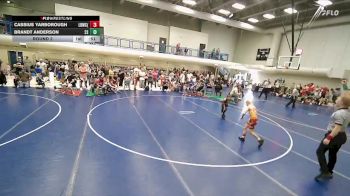71-78 lbs Round 2 - Cassius Yarborough, LV Bear Wrestling Club (Spring vs Brandt Anderson, 208 Spartans