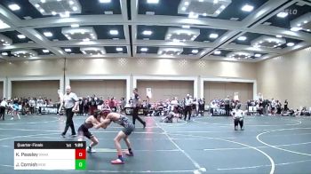 78 lbs Quarterfinal - Karver Peasley, Omak Wrecking Crew Wrestling vs Jace Cornish, Reign WC