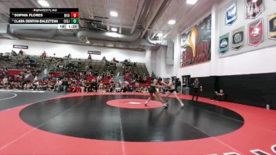 155 lbs 3rd Place Match - Clara Denton-Baleztena, Central-GJ vs Sophia Flores, Discovery Canyon