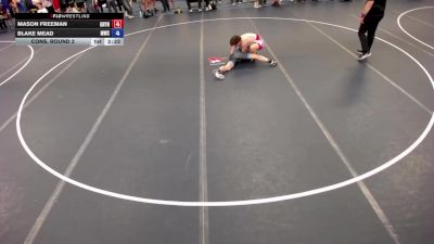 144 lbs Cons. Round 2 - Mason Freeman, Grynd vs Blake Mead, Mustang Wrestling Club