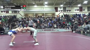 150 lbs Cons. Round 2 - Ben White, Clear Creek-Amana vs Jayden Bucknell, NH/TV