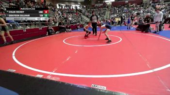 67 lbs 3rd Place Match - Colin Hickey, Little Rock Wrestling Club vs Grayson Gillham, Team Conquer Wrestling
