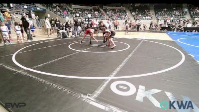 67 lbs Rr Rnd 3 - Nolan Pierce, Verdigris Youth Wrestling vs Easton Barnes, Raw Wrestling Club