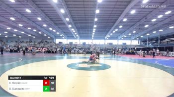 160 lbs Rr Rnd 1 - Conner Hayden, Rampage vs Dominic Sumpolec, Step Brothers