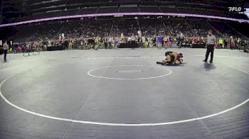 D2-132 lbs Cons. Round 3 - Joelan Coyer, Lakeshore HS vs Brady Steffes, Coopersville HS