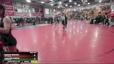 100 lbs Quarterfinal - Kaydyn Brooks, Centennial vs Marlene Garcia, Birmingham