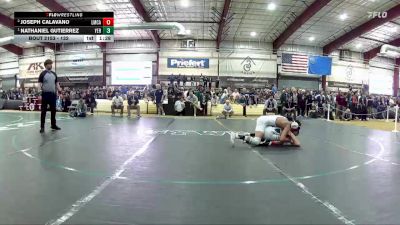 132 lbs 1st Place Match - Nathaniel Gutierrez, Yerington vs Joseph Calavano, Lake Mead Christian Academy