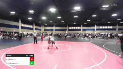 215 lbs Rr Rnd 2 - Amos Bailey, Las Vegas WC vs Gator Johnson, Wildpack