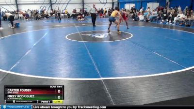 Elite 149 lbs Cons. Round 4 - Carter Fousek, Iowa State vs Mikey Rodriguez, Augustana (IL)