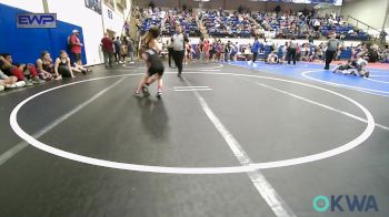 58-61 lbs Rr Rnd 4 - Jackson Snodgrass, Checotah Matcats vs Connor Thompson, Wyandotte Youth Wrestling