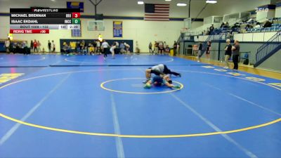 133 lbs Champ. Round 1 - Isaac Ekdahl, Iowa Western Community College vs Michael Brennan, Ouachita Baptist