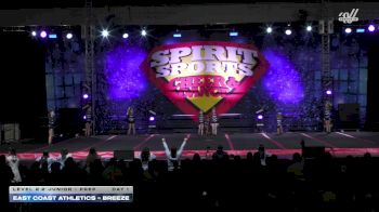 East Coast Athletics - Breeze [2025 L2.2 Junior - PREP Day 1] 2025 Spirit Sports Worcester Nationals