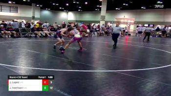 126 lbs Round 4 (16 Team) - Jordan Lopez, Funky Monkey vs Jackson Harrison, 212 Wrestling