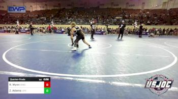 100 lbs Quarterfinal - Romeo Wynn, El Reno Wrestling Club vs Zadayah Adams, Lone Grove Takedown Club