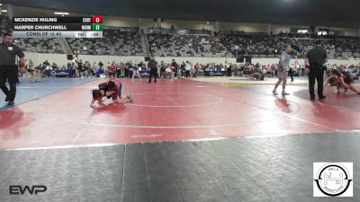 101 lbs Consi Of 16 #2 - McKenzie Huling, Central Middle School vs Harper Churchwell, Norman Jr High