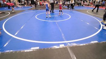 52 lbs Consi Of 8 #2 - Phoenix Wright, Caney Valley Wrestling vs Kaysen Peters, Dark Cloud Wrestling Club