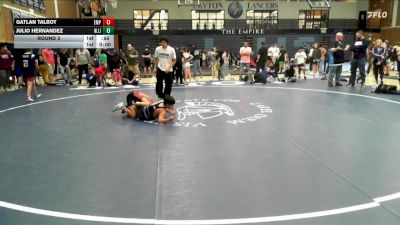 95-102 lbs Round 3 - Gatlan Talbot, Empire vs Julio Hernandez, West Jordan Jaguars