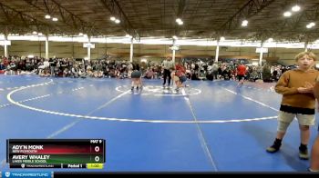 132 lbs Cons. Round 1 - Avery Whaley, Lakes Middle School vs Ady`n Monk, New Plymouth