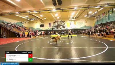 138 lbs Quarterfinal - Isiah Williams, Kamiak vs Elias Tracy, Everett