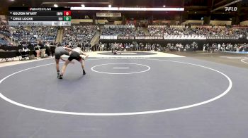 113 lbs Champ. Round 1 - Kolton Wyatt, Emporia HS vs Cruz Locke, Basehor-Linwood HS
