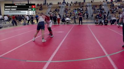 285 lbs Quarterfinal - Brody Perry, UW-Eau Claire vs Zaman Anwar, Iowa Central Community College