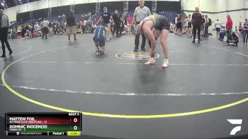 155 lbs Round 3 (4 Team) - Mattew Foil, NC Pride Elite Wrestling vs Dominic Inocencio, Viking UP