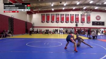 125 lbs Champ. Round 1 - Joseph Gonzales, Bakersfield College vs Izaiah Heredia, Unattached