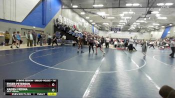 116 lbs Cons. Round 3 - Ryker Peterson, Northside Wrestling Club vs Xaiden Medina, West Jordan