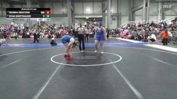235 lbs Quarterfinal - Gianna Redcorn, Wichita Wrestling Club vs Ryan Bretthauer, The Farm