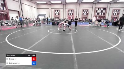 100 lbs Consi Of 16 #2 - Carlos Rivera, Ny vs Sebastian Rodriguez, Ny