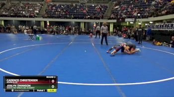 105 lbs Round 2 - Cadence Christensen, Moyer Elite vs Joslyn Swanson, Siouxland Wrestling Academy