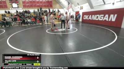 190 1A 1st Place Match - Talon Cate, Omak vs Daniel Guerrero, Cascade (Leavenworth)